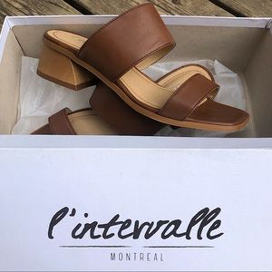 L’intervalle Leather Sandals